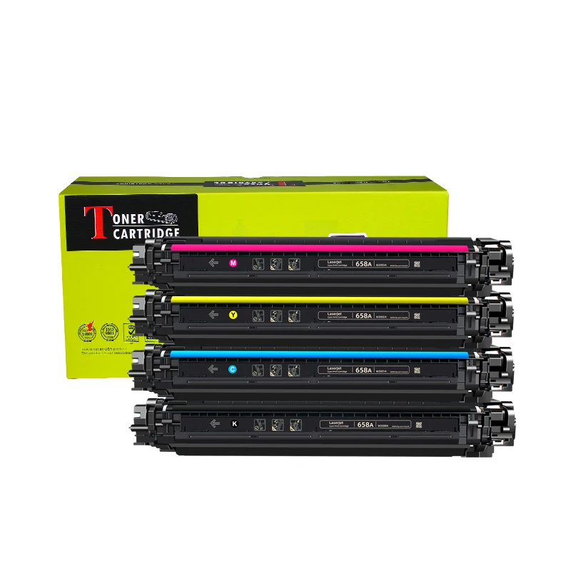 Совместимый картридж с тонером 658A для HP Color LaserJet M751dn 751n W2000A W2001A W2002A W2003A Заводская оптовая продажа