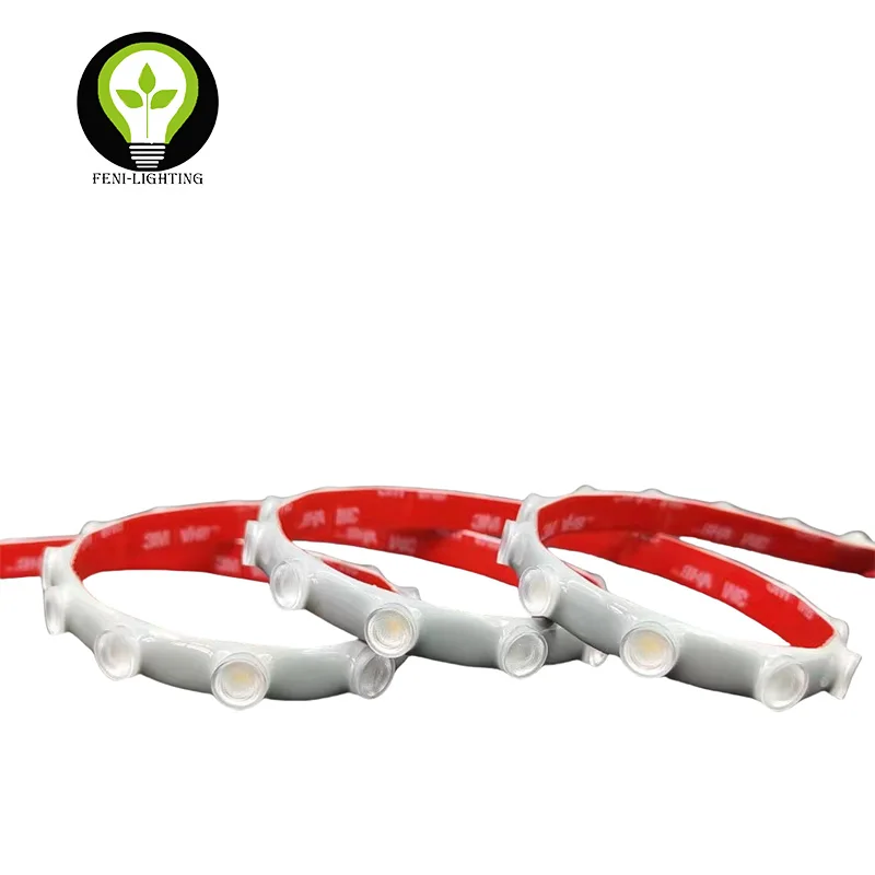 Optical TPU Flexible Wall Washer LED Strip Light LS-1008B 56leds/m IP62 Waterproof mono color or Dual CCT beam angle 30 degree