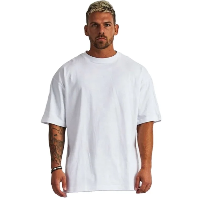 
Blank Drop Shoulder Sleeve Men T Shirt For custom Yourself Print mens vintage t shirt 