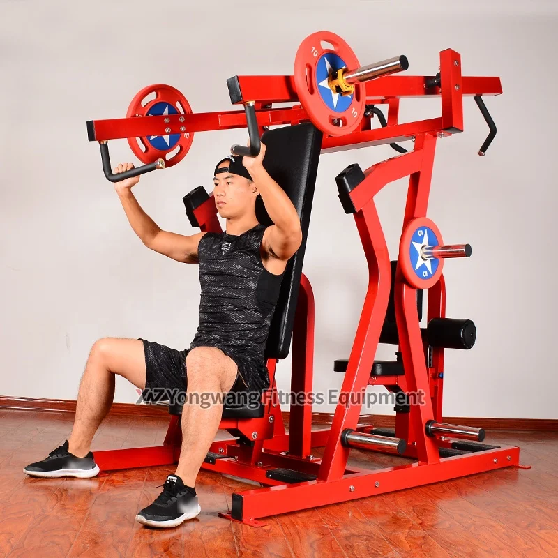 Hot sell strength Plate-loaded commercial YW-1631 Iso-Lateral Chest /Back gym equipment