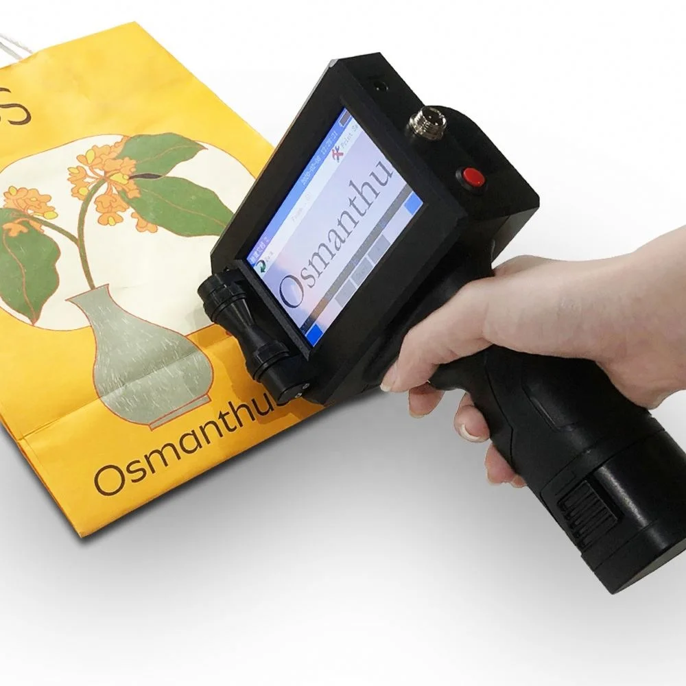 Bluetooth Mobile Inkjet Printer For Custom Logos On Plastic