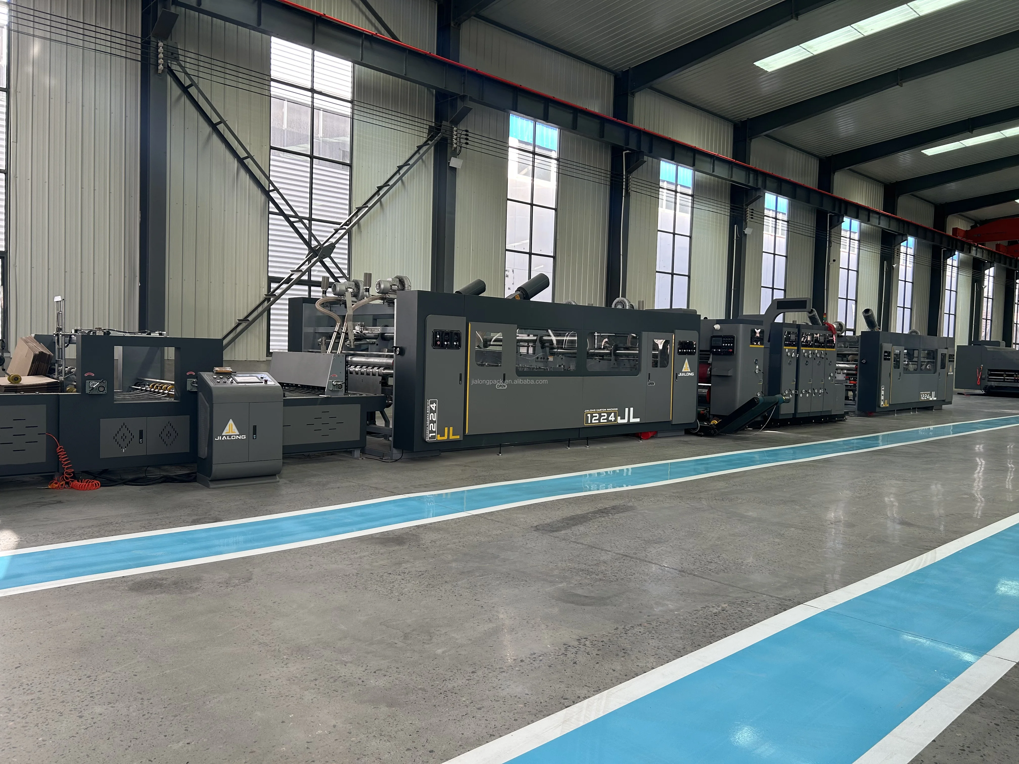 Carton making machine FFG line automatic flexo folder gluer for corrugated cardboard printing rotary die cutter slotter machine