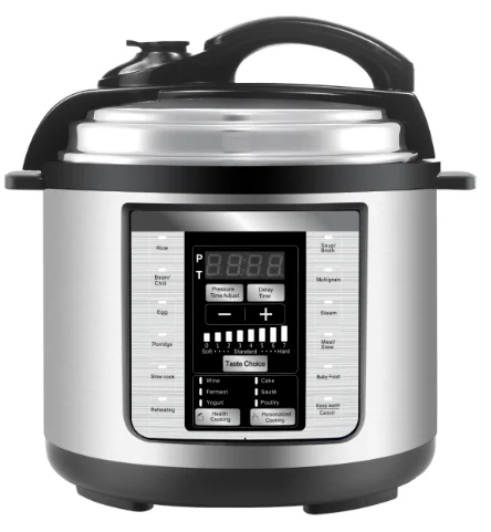 Multi-Use Express Crock Cook Pot Programmable Slow Cooker and Pressure Cooker with Manual Pressure Boil & Simmer