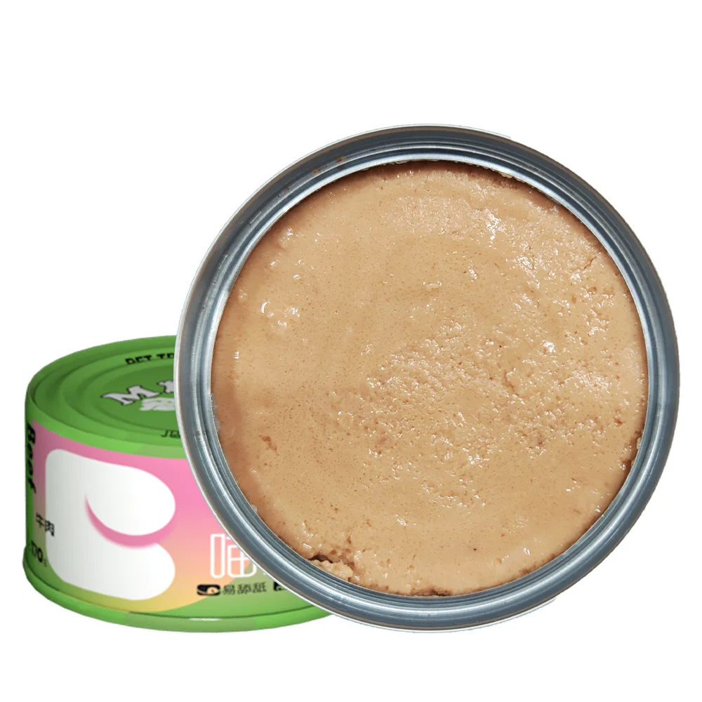 Оптовая продажа высококалорийное лакомство для домашних животных 170 г мягкие влажные консервированные корма кошек курицы говядины лосося