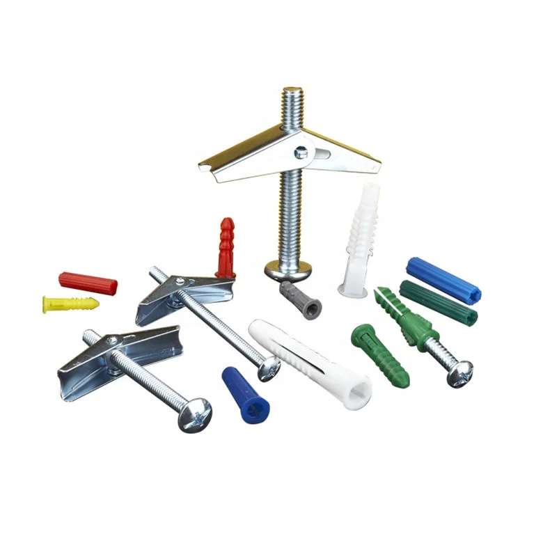 Carbon Steel Zinc Plated Spring Toggle Anchor wing and bolts