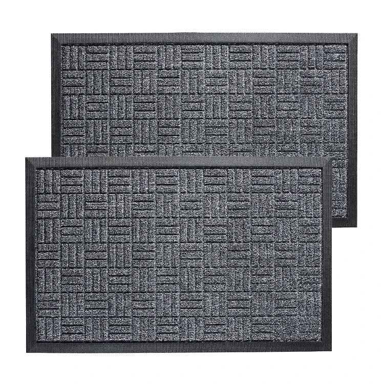 2024 Hot Sell Inside Outside Waterproof Durable Natural Rubber Door Mat