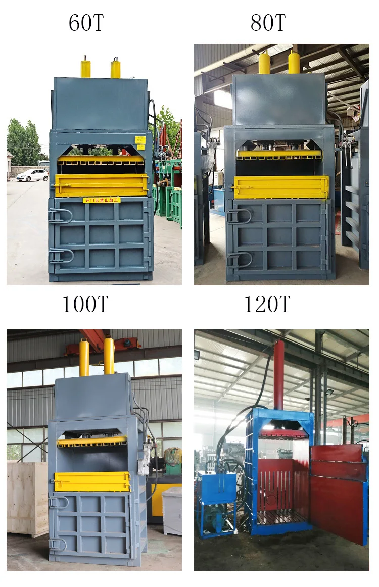 hydraulic waste trash plate roller  scrap metal compactor press machine