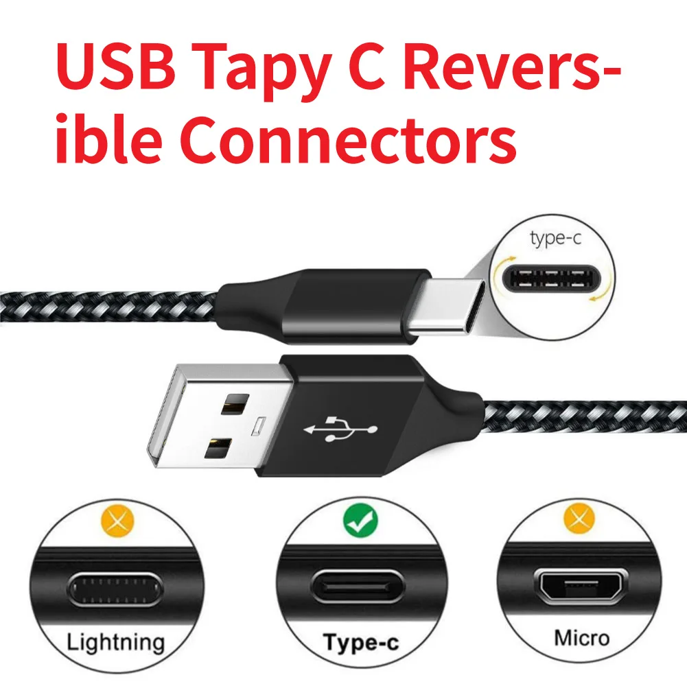 Новый 3a Быстрая зарядка Type-C Mirco мобильный телефон USB кабель для iPhone