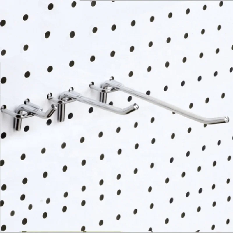 High quality Wholesale price various style supermarket display metal hanging pegboard hook