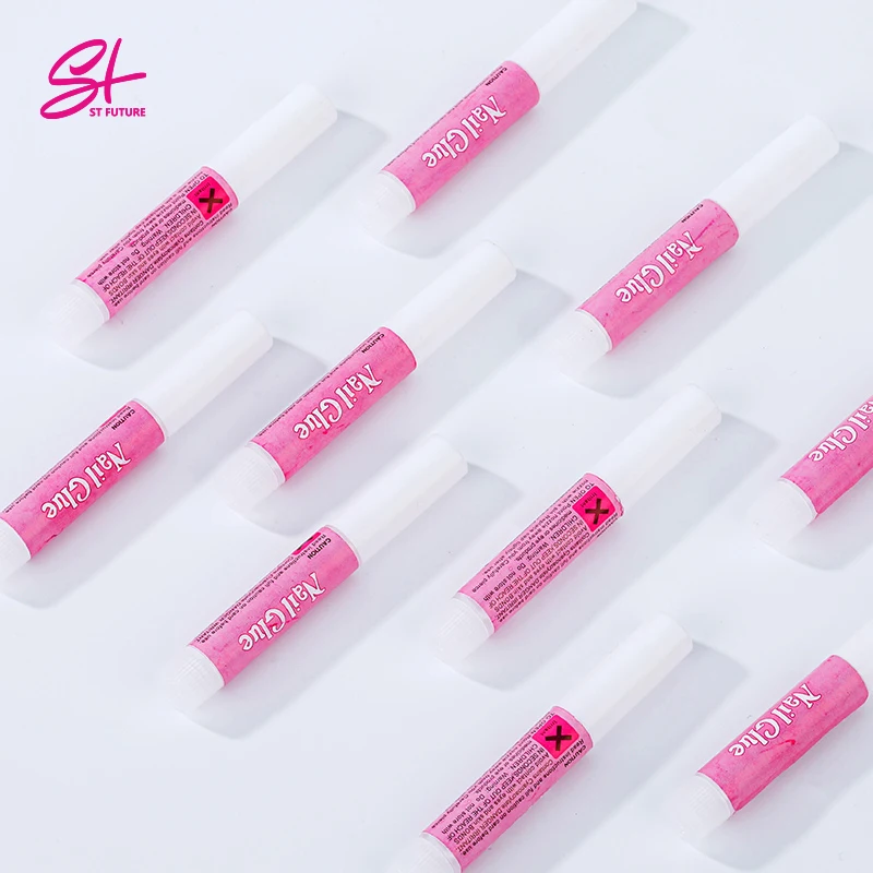 Частная торговая марка, Профессиональный индивидуальный цианоакрилат, Быстросохнущий супер липкий клей для ногтей для пресса на ногтях, художественные принадлежности