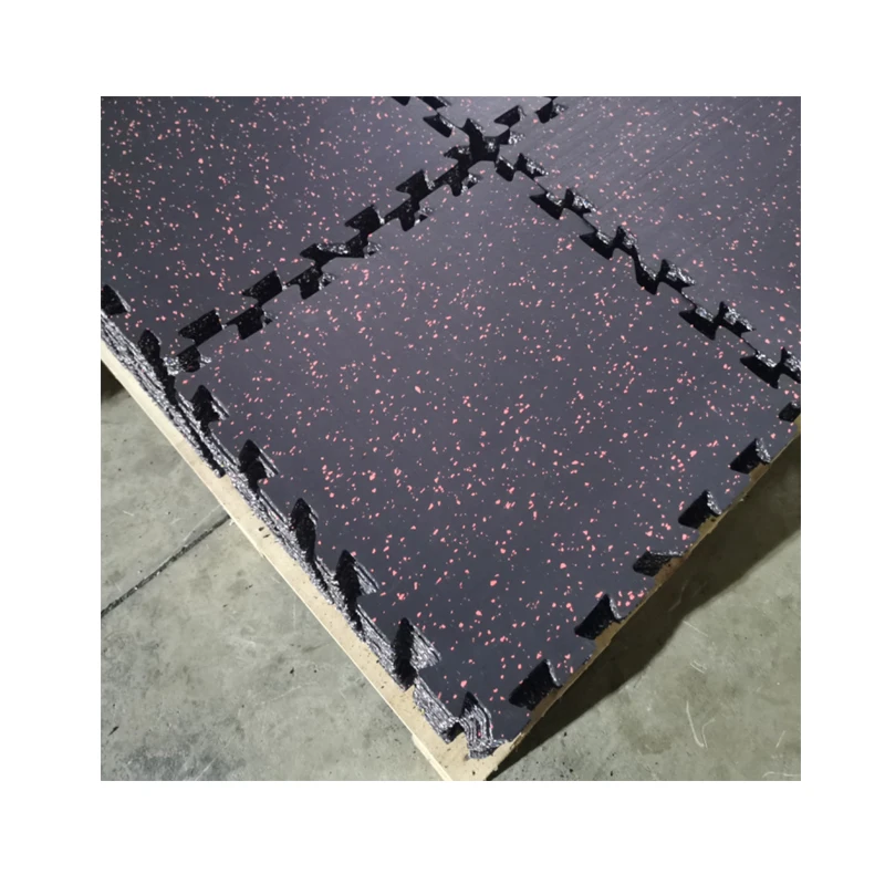 Нескольженные открытые Простая установка блокируя резиновый пол спортзала плитки коврики