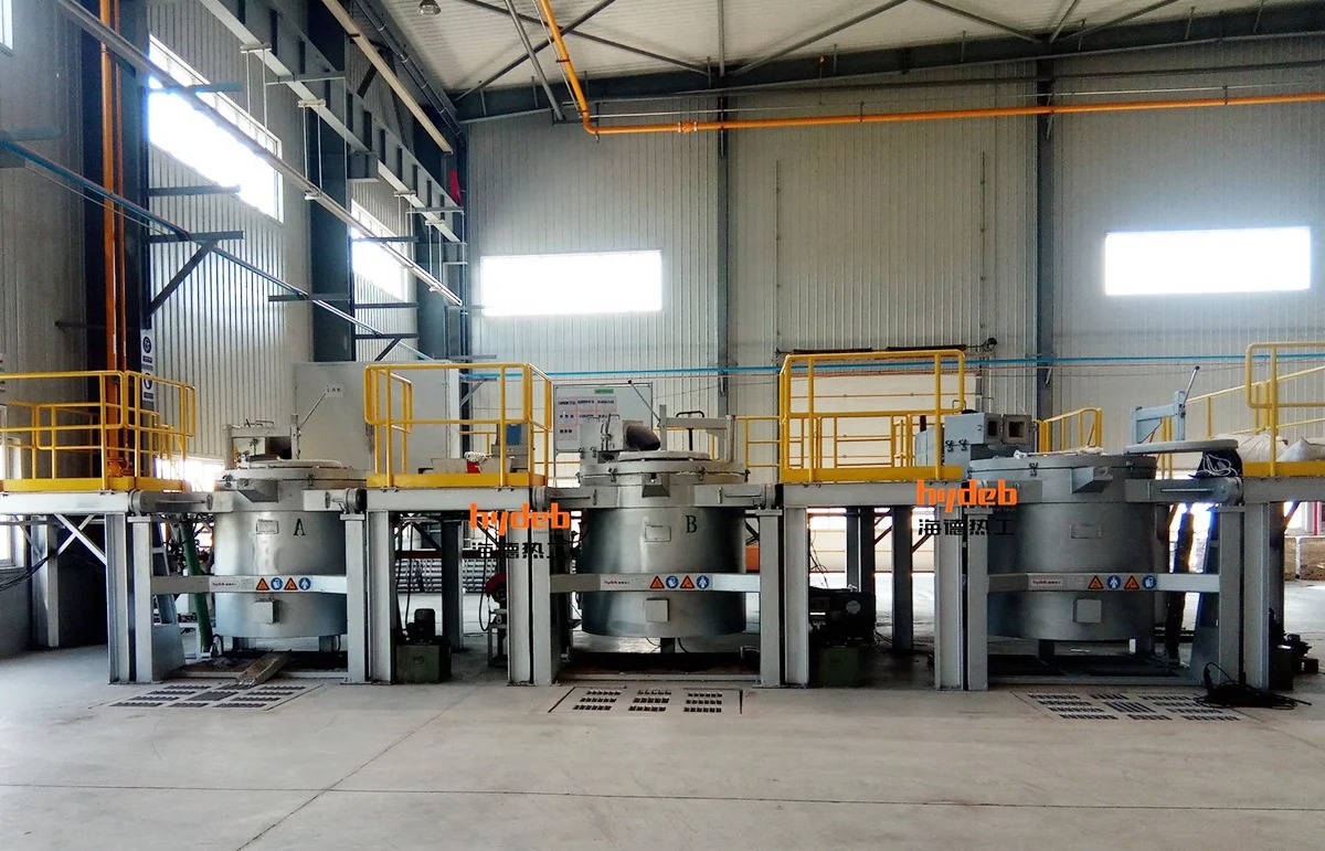 600KG Gas fired hydraulic titlling melting & holding crucible furnace for aluminum foundry