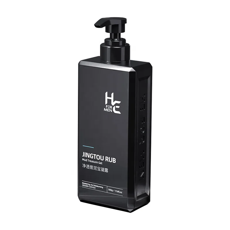 Wholesale Custom 500g Private Label Organic Face Care Improves Dullness Exfoliates Jingtou Rub Mud Treasure Gel