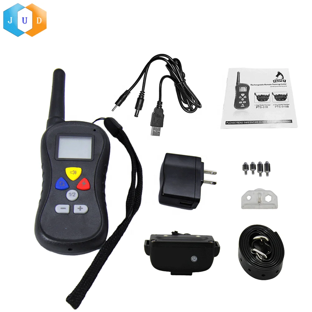 2022 Waterproof 2 Dog Training Collar, 450 Yards Remote Controlled Dog Training Collar, 16 Levels Dog Electronic Shock E Collar