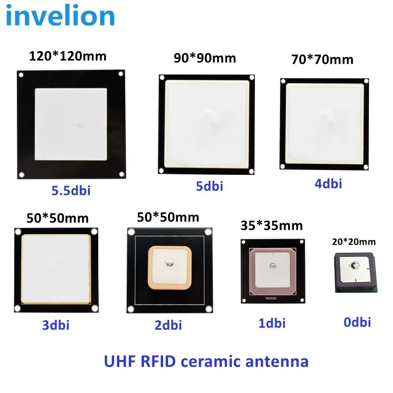 Керамическая UHF RFID антенна 0-5 5 дБи с индивидуальными разъемами низкомощный качественный пассивный считыватель модуль для бесплатного SDK &