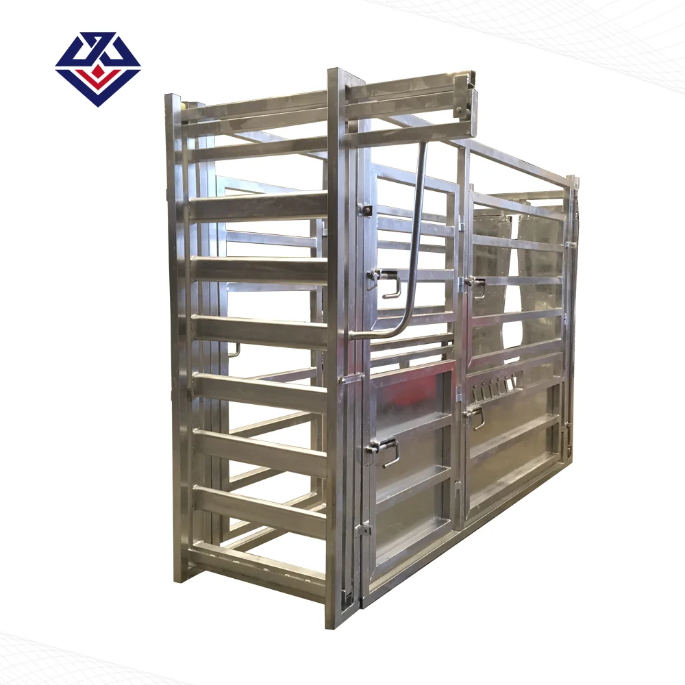 Hdg Mobile Cattle Dip Spray Race Crush with Sliding Gate Head Bale Weighing