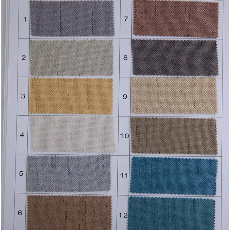 Светонепроницаемая ткань для штор из Китая самый популярный дизайн льняная