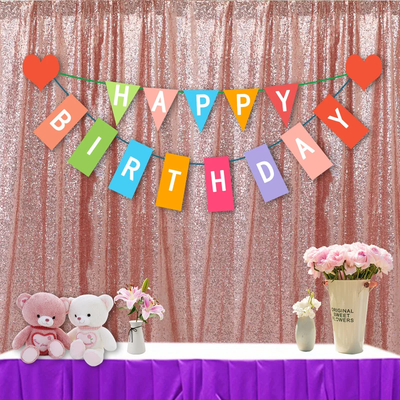 Economical Custom Design Wall Silver Curtains Aluminum Sequin Curtain Gold Metal