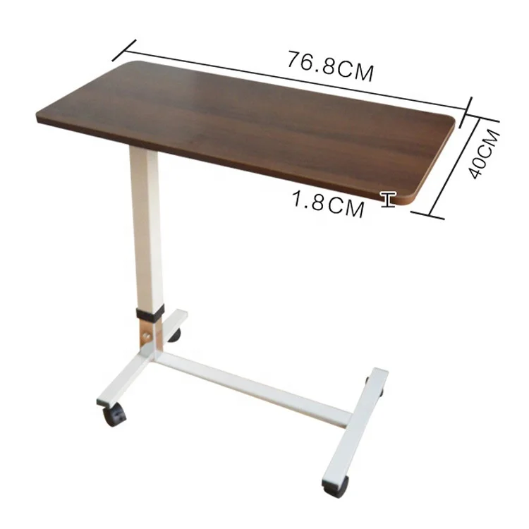 Hospital furniture dinner table set overbed table for patient