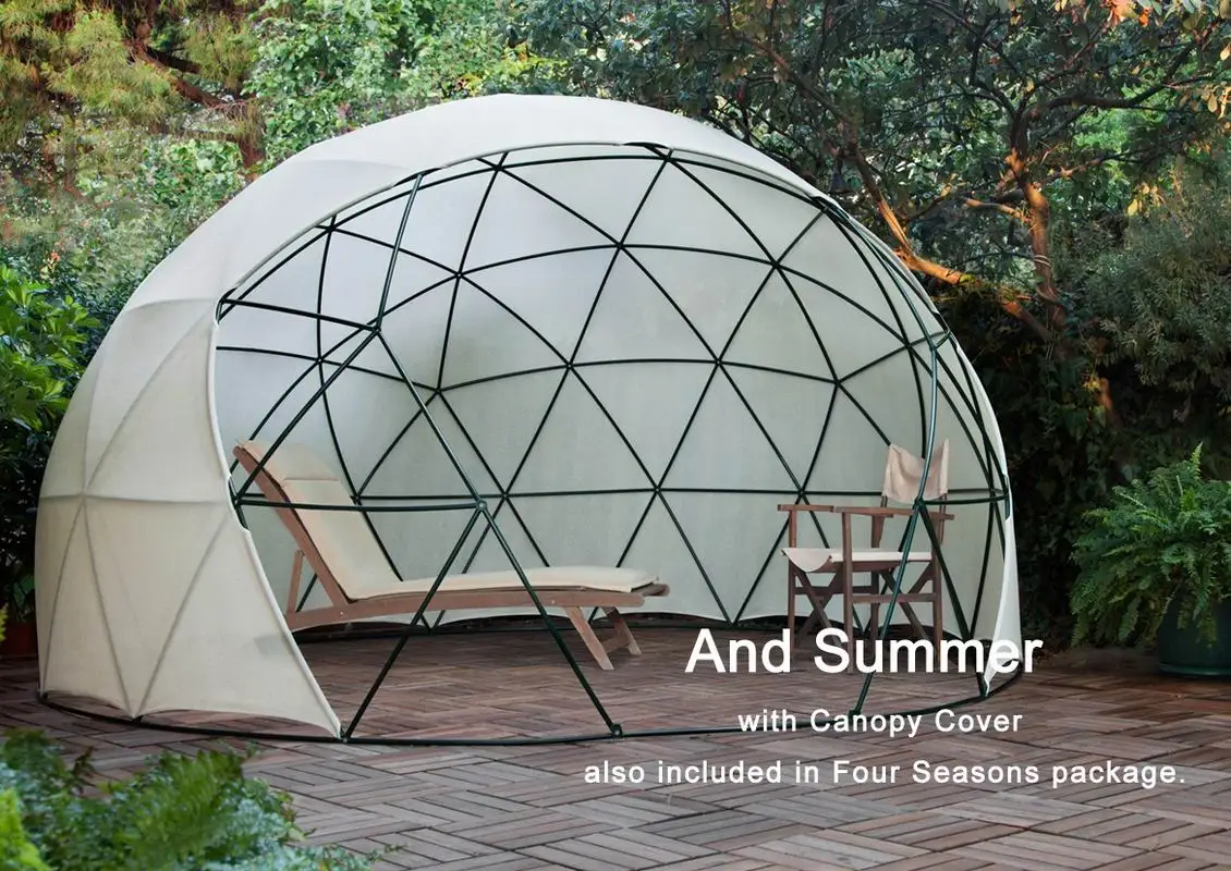 Igloo Dome Popular PVC Winter cover Plastic Glamping Hotel Garden Shed Storage Tent all Seasons