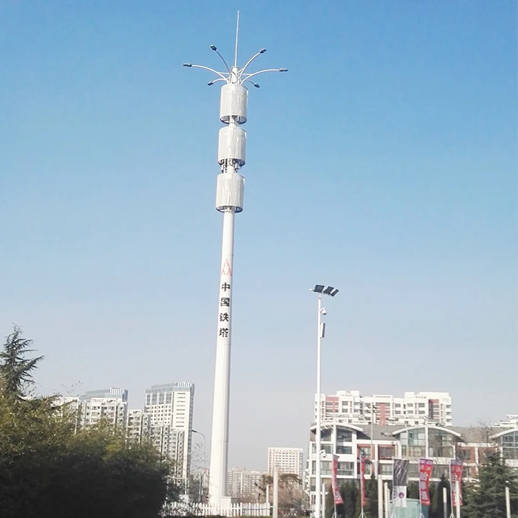 Мачтовая и коммуникационная антенна Телеком 40 м однополюсная антенная башня