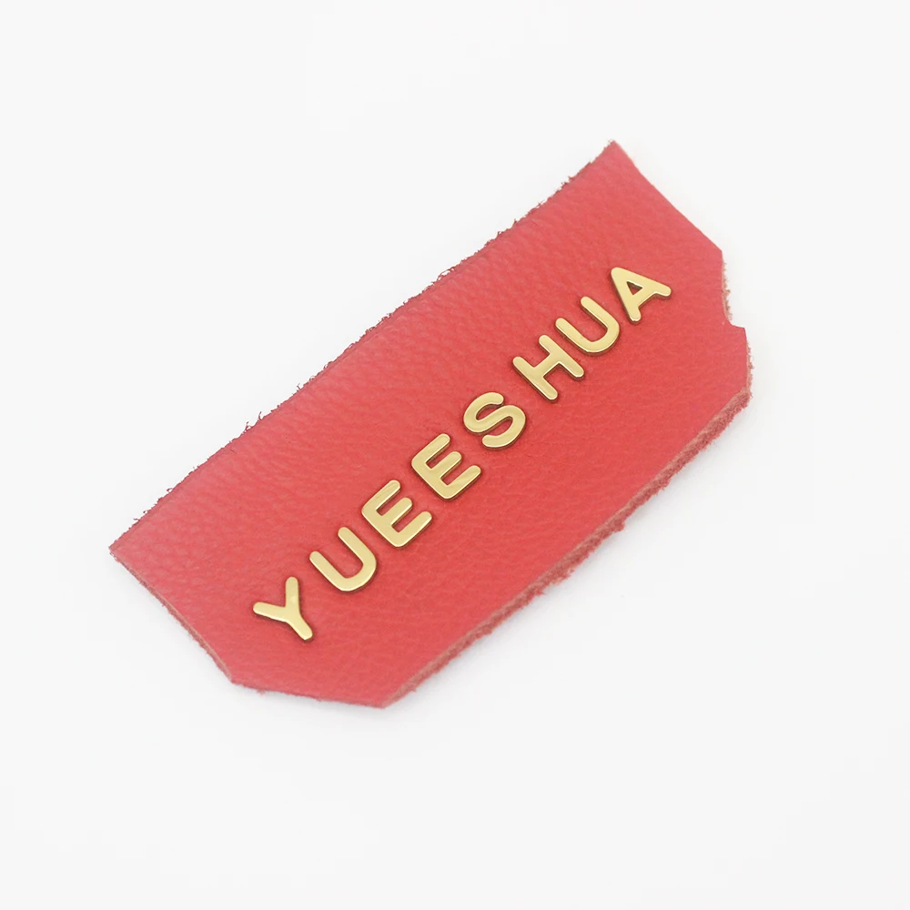 Professional Customized Brand Metal Logo Letters Top Quality Stainless Steel Symbols and Signs for Leather Handbag