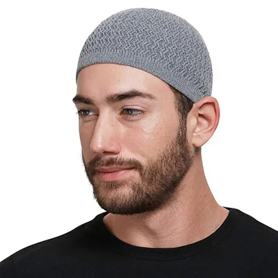 Мусульманская молитвенная шляпа Kufi мужские шерстяные шляпы купольная для