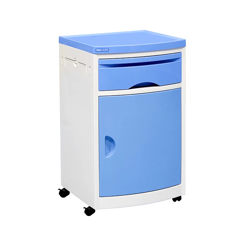 Factory Manufacturer Hospital Bedside Cabinet Medical Locker Table For Clinic Furniture Equipment Hospital bedside table