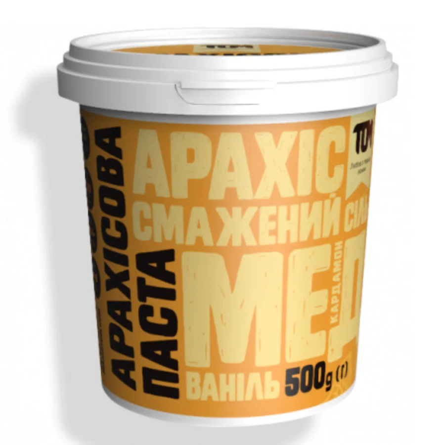 
500ml Natural Jars Paste WITH HONEY AND CARDAMON - PEANUT BUTTER 