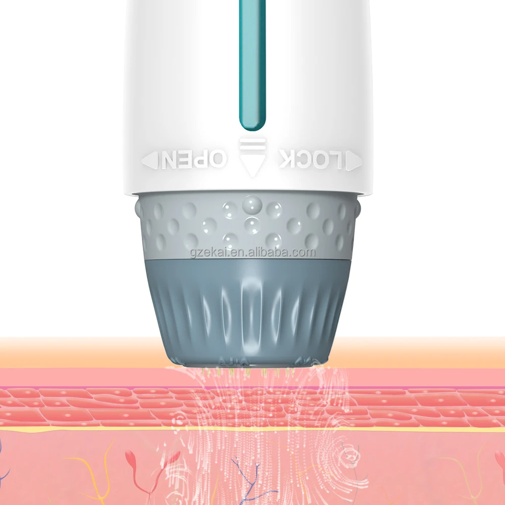 Microneedle Derma stamp Gold Plated Titanium  Hydra needlles HN24 microneedle stamp for skin care