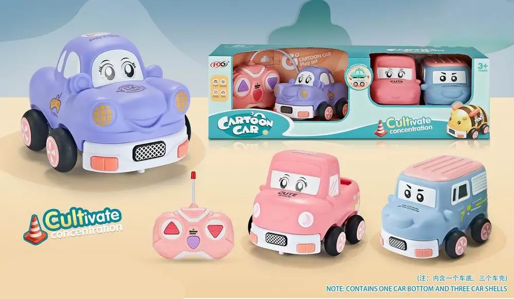 3 IN ONE changeable car body light and music small remote control  rc cars for kids