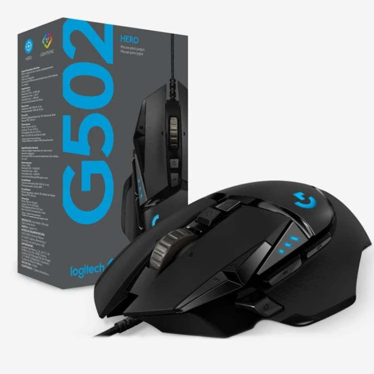 Мышь Logitech G502 HERO Проводная игровая 16000 точек/дюйм 11 кнопок длина 2
