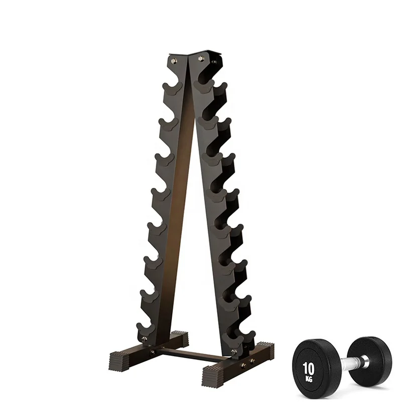 Custom 3 5 6 8 Tier Stand Wholesale Commercial Home Weight Gym Dumbbell Rack for Weight Storage