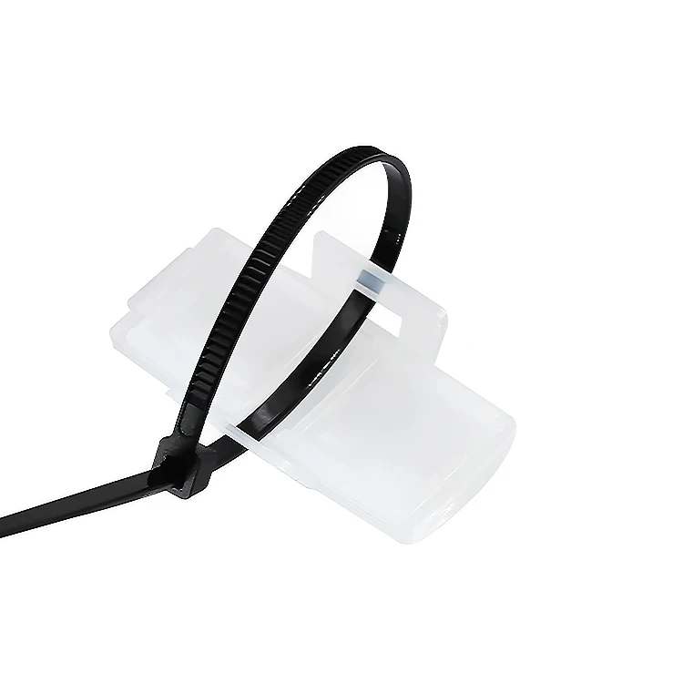 100PCS High quality made in China transparent plastic waterproof material Transparent cable label Labeled box wire tags