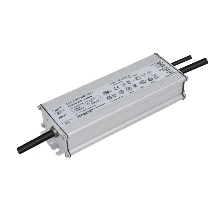 150 ватт 280-4200mA 2A 3A 4A 18 ~ 54Vdc 24V 30V 45V Вт 36В тормозной Inventronics EUM-150S420DG светодиодный