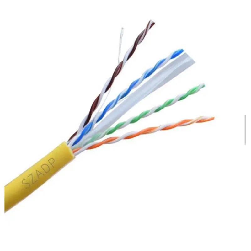 SZADP Cat6 Network Cable Twisted Pair Utp 100% Cobre 24Awg Cat6 Cable
