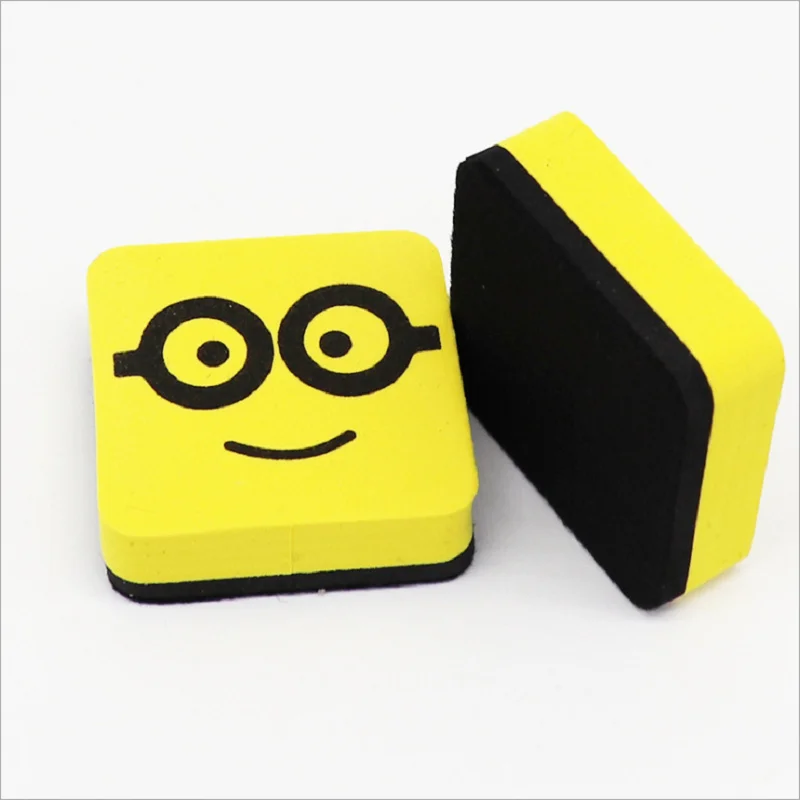 Simple log whiteboard eraser can be customized for guest LOGO whiteboard accessories