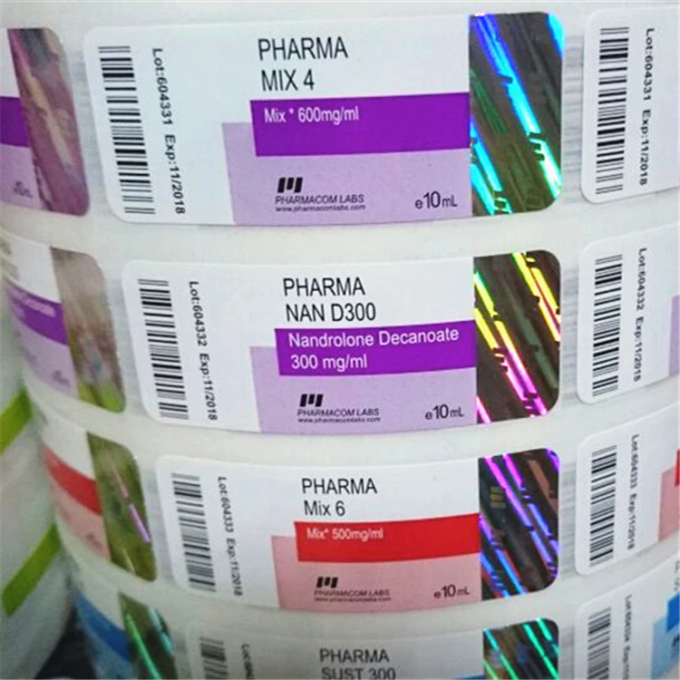 Pharma Labs Products Packaging Bottle Label Medicinal Liquid Label Stickers Printing