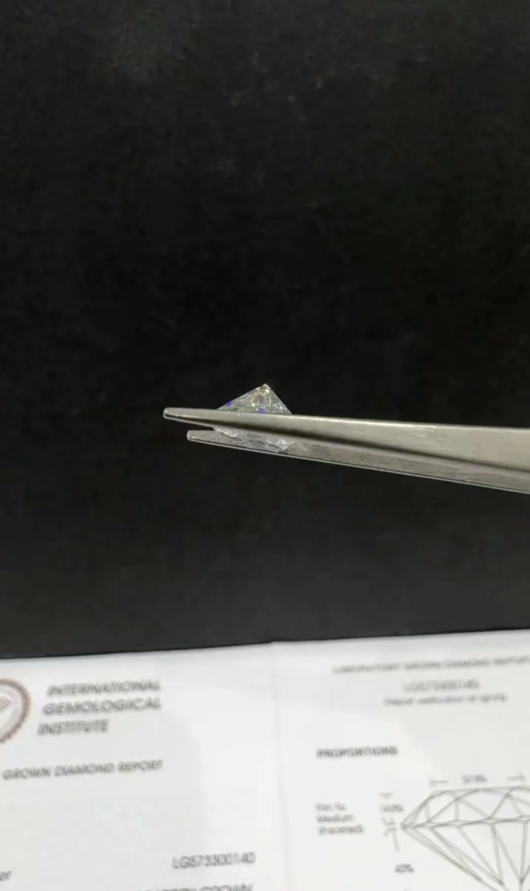 Lab Grown 0.01-1 Carat HPHT Loose Diamond Synthetic IGI Certified Excellent VS1 Clarity Fair Cut