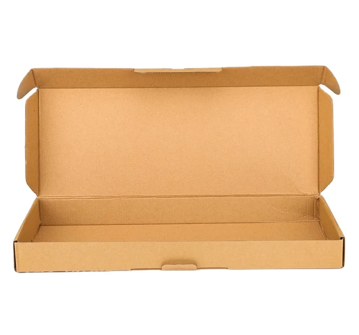 Natural brown kraft paper shipping box custom corrugated electronics ecommerce packaging keyboard box