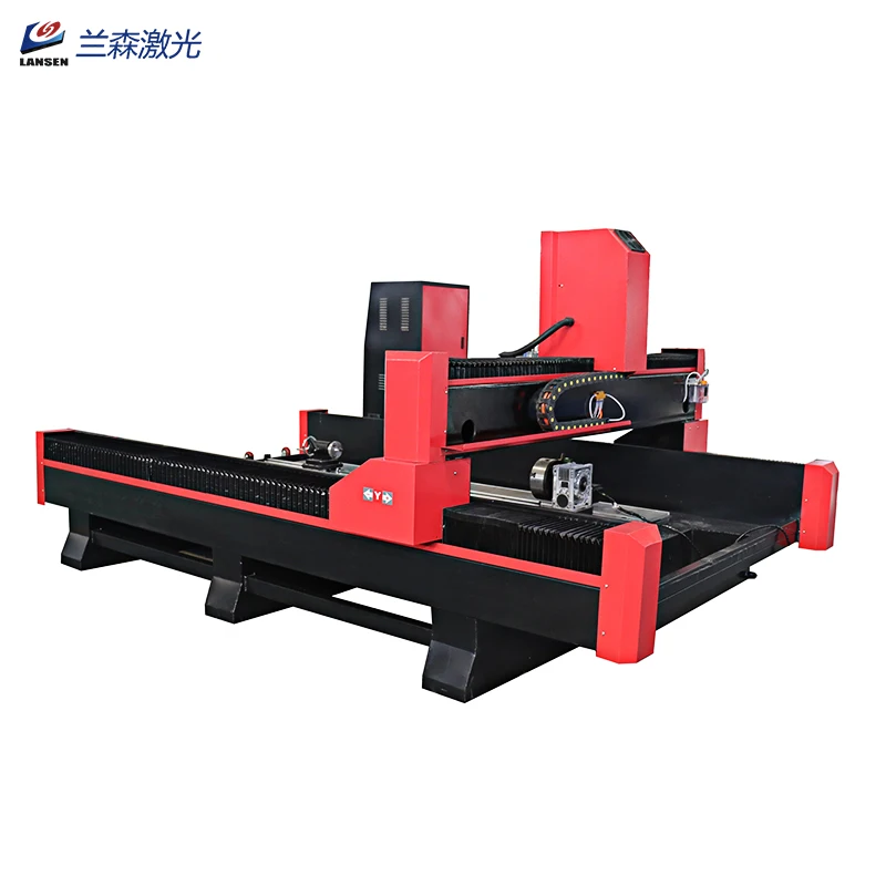 5.5KW strong structure with rotary device 4 axis 1530 stone cnc router engraving Cutting machine for 3D carving