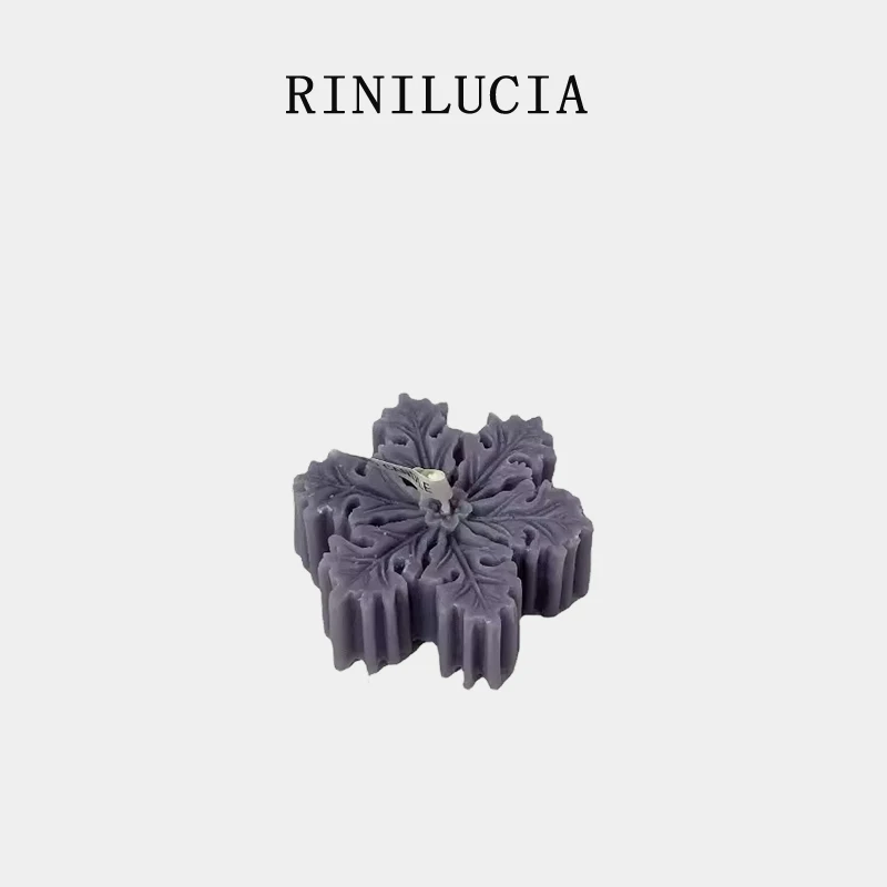 Cute Winter Snowflake Christmas Candle Fragrance Handmade Candles Organic Scented Candles Party Decoration Ornament with Box