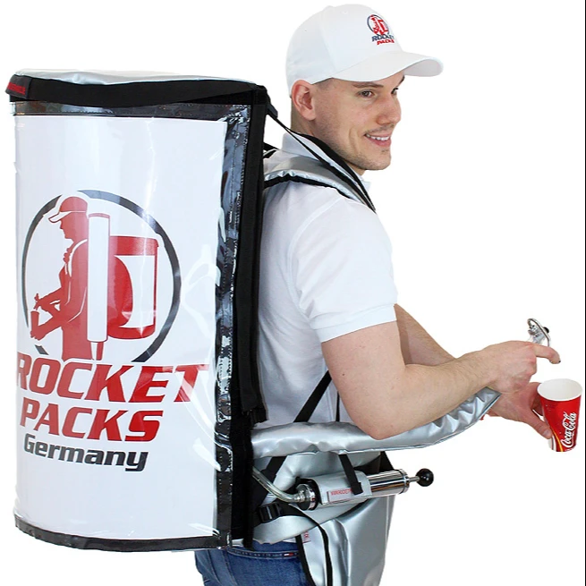 11 Liter beverage dispenser backpack for Beer Cola Coffee - vendor vending seller  hawker  mobile  portable