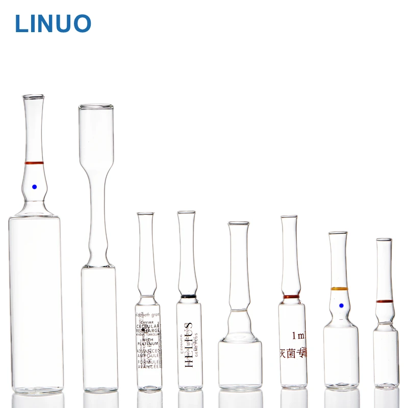 1ml 2ml 5ml 10ml Iso Clear Open Printed Glass Ampule Manufacturer In China