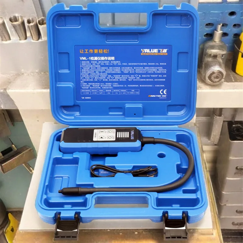 New VML1 Electronic Fly-Over Leak Detector R410 R22 R32 Refrigerant Detection Halogen Car Leak Detector