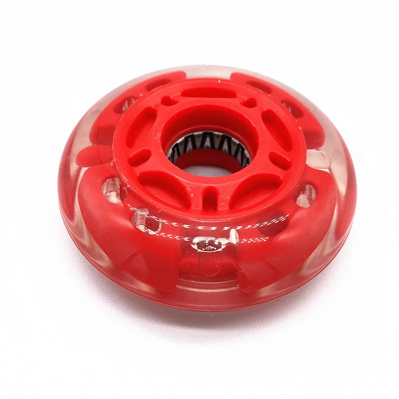 Skate Shoe Casters Flashing PU Wheel LED Roller Skate Wheel