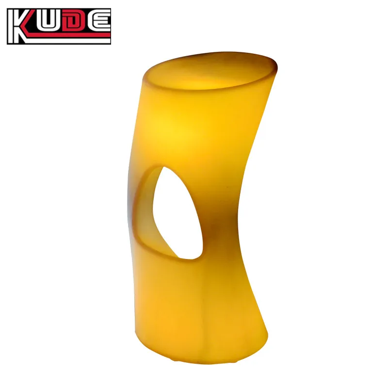 Wholesale led furniture colors change bar furniture bar table seat high chair bar stool for party nightclub hotel
