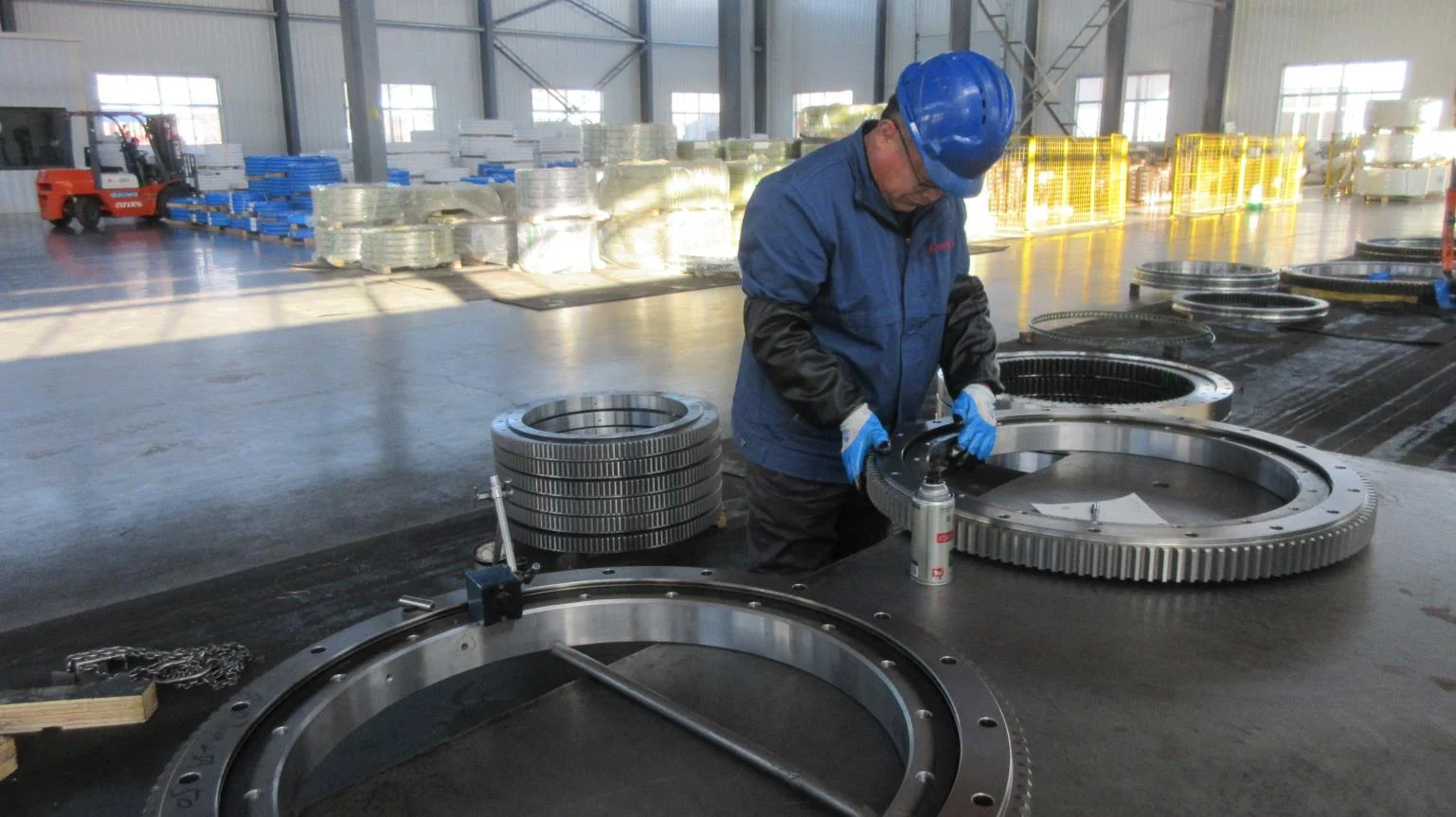 Hotsale large diameter slewing bearing  external gear slew rings