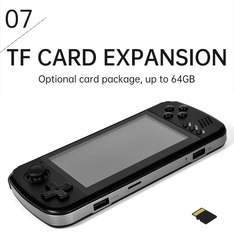 4 3 дюймов IPS экран POWKIDDY X39 портативная игровая консоль 32G/64G Ретро Игровая приставка Музыка MP3 MP4