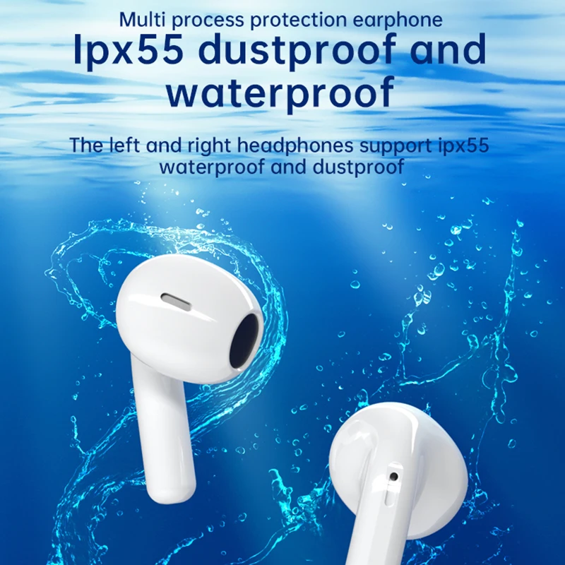 Private Custom XY-90 Transparent Wireless Earphone V5.1 Headphones TWS In-ear Earbuds Stereo Sports Waterproof Gaming Headset